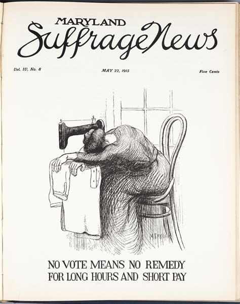 Front cover of Maryland Suffrage News, Volume 4, Number 8 – Maryland