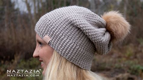 Crochet Slouchy Hat - Naztazia