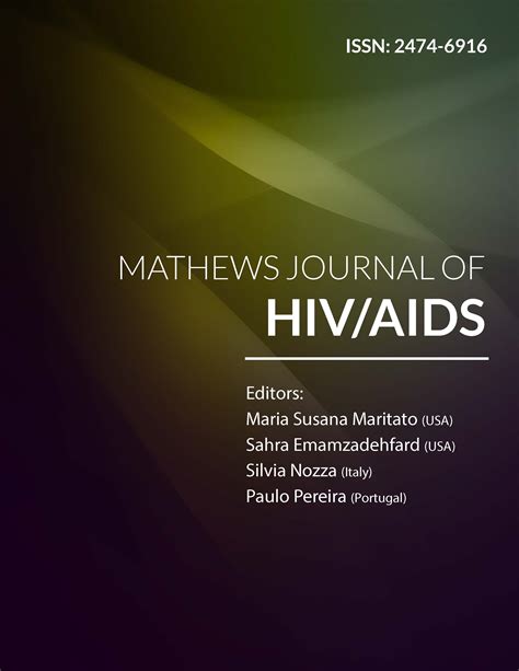 Editorial Board Hiv Open Access Journals Mathews International Llc