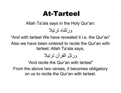 Halaqa Tarteel Tajweed Rules Easy PPT