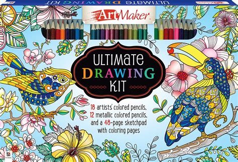 Artmaker Ultimate Drawing Kit Birds Drawing Art And Craft Adult