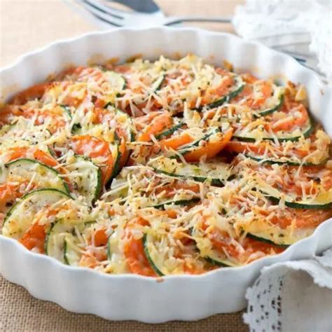 Tomaten Zucchini Auflauf Mit Parmesank Se Essen Rezept