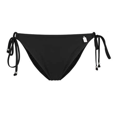 Annadiva Swim Confidence Figurformende Bikini Hose mit Seitlichen Bändern Black Annadiva
