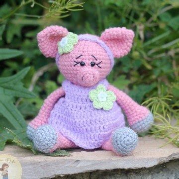 Свинка Очаровашка крючком | Амигуруми