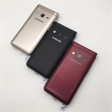 Восстановленный смартфон-раскладушка Samsung Galaxy Folder 2 G1650, 2 ...