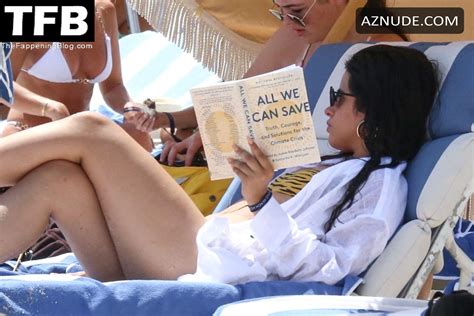 Camila Cabello Sexy Seen Flaunting Her Hot Bikini Body At The Beach In Miami AZNude