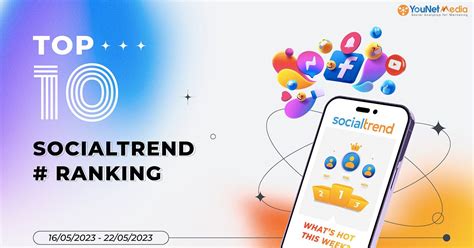 YouNet Media ra mắt SocialTrend Ranking Bảng xếp hạng các chủ đề đang hot trên mạng xã hội