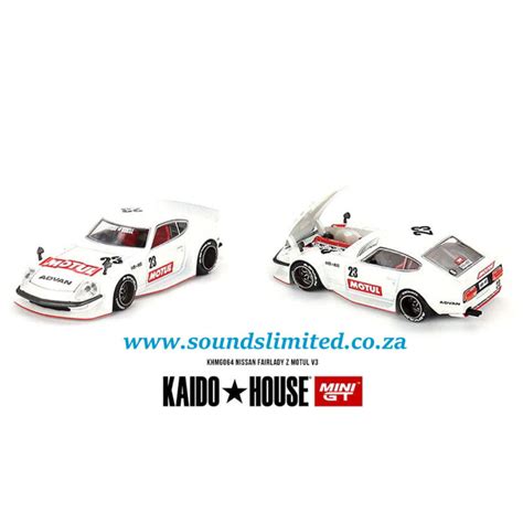 Minigt Kaido House Fairlady Z Motul V White Limited Edition