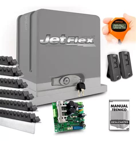 Kit Motor Ppa Dz Cube Jetflex Condominium 6mts Portão 1000kg