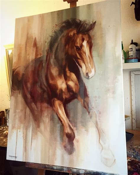 Acrylic Horse Paintings