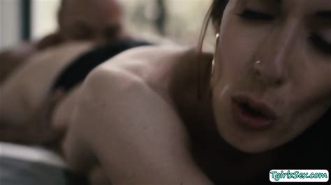 Busty Shemale Gets Her Ass Rammed By Big Black Cock