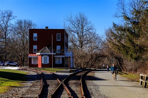 Hanover Junction Station Railroad Tracks Editorial Stock Photo Image