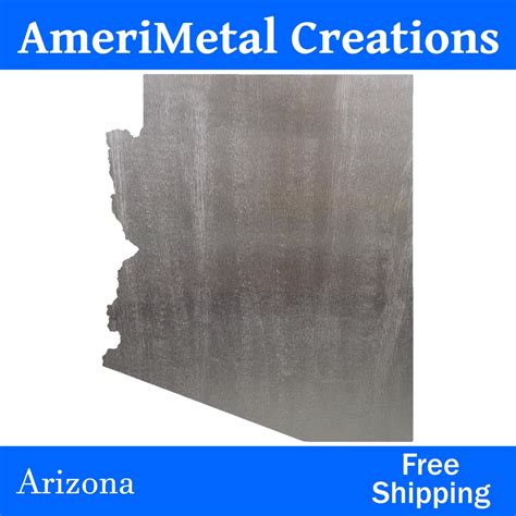 Arizona Metal Cutout Shape Wall Art Decoration For Home Farmhouse