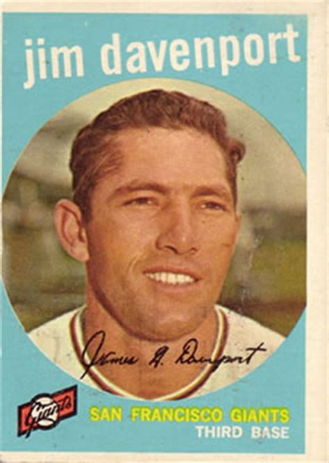 1959 Topps 198 Jim Davenport Trading Card Database