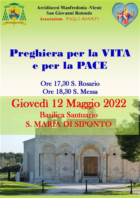 Con I Figli Amati Arcidiocesi Di Manfredonia Vieste San Giovanni Rotondo Istituto