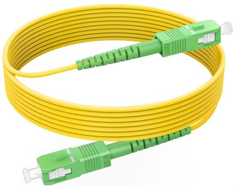 16ft 5m Sc Apc To Sc Apc Fiber Optic Internet Cable Os2 Single Mode Fiber Patch Cable Sc Apc