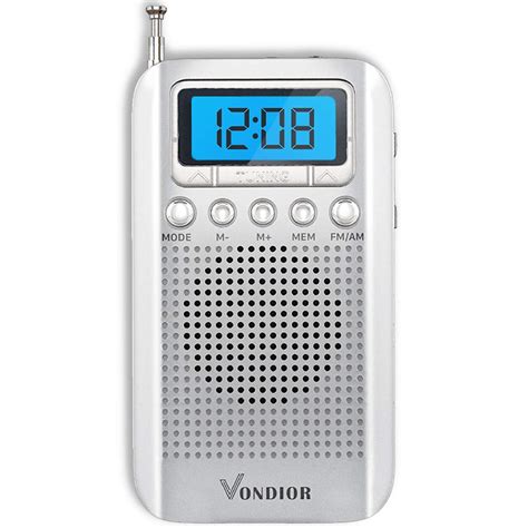 Buy Vondior One Day Sale Digital Am Fm Portable Pocket Radio With