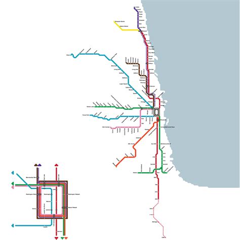 Chicago - Metro Map Maker