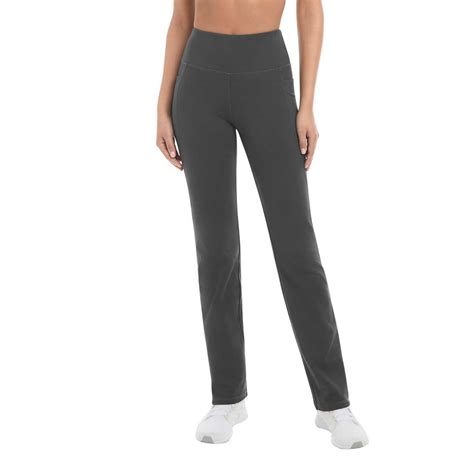 Jockey Womens High Rise Side Pockets Moisture Wicking Active Yoga