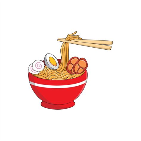 Ramen Vector Illustration Japanese Food Icon Sign And Symbol 11357562