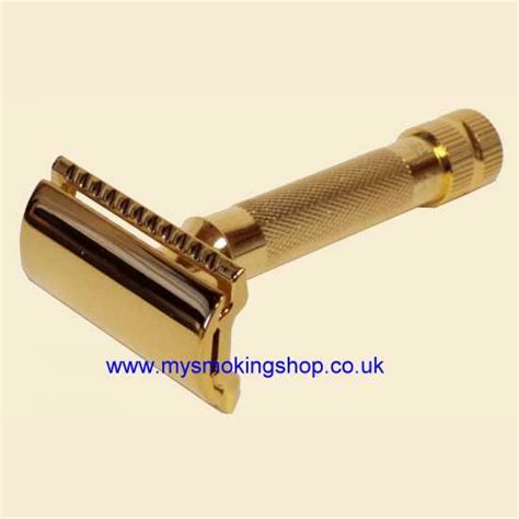 Merkur Solingen Gold Plated Heavy Weight Safety Razor 34003g