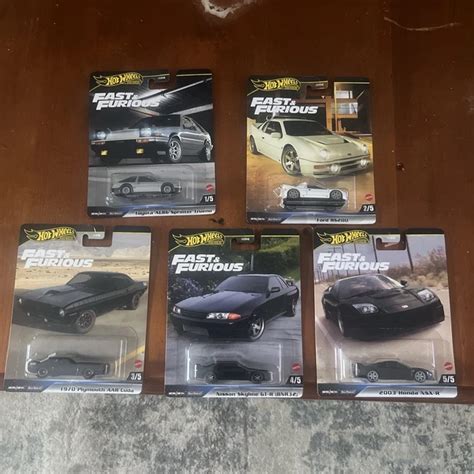 HOT WHEELS FAST Furious Premium Mix 1 2024 Nissan Skyline GTR Honda Toyota Set EUR 33 55