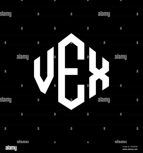 Vex Letter Logo Design With Polygon Shape Vex Polygon And Cube Shape
