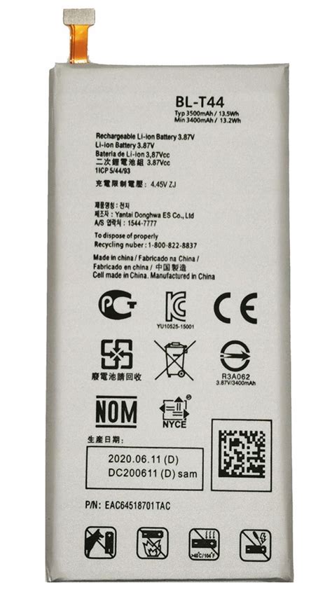 Nowa Bateria Bl T44 Lg Q60 K40 K50 Stylo 5 X520 11140009117
