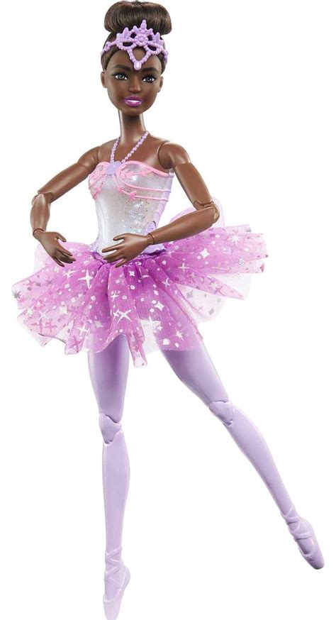 Barbie Dreamtopia Twinkle Lights Ballerina Doll Brunette With Light Up Feature Wearing