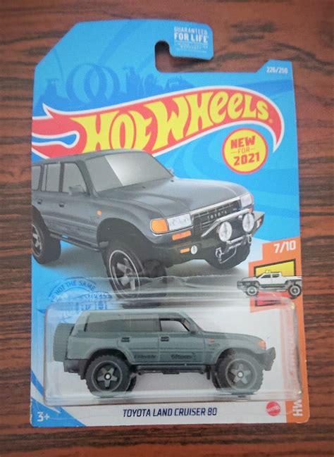 Hot Wheels Toyota Land Cruiser Grey Hw Hot Trucks Perfect Etsy