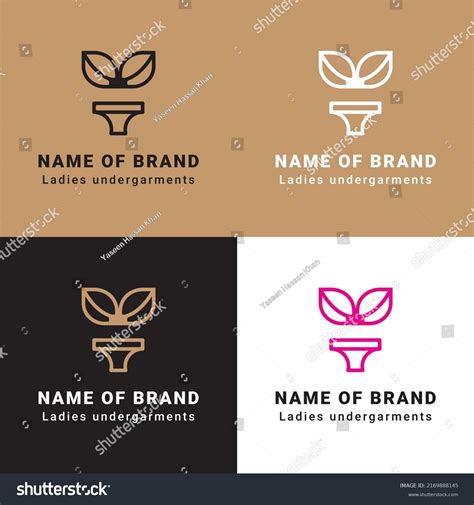Unique Creative Awesome Lingerie Logo Design Stock Vector Royalty Free Shutterstock