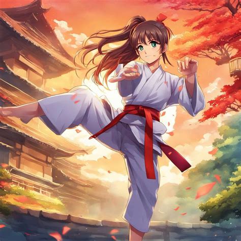 Anime Karate Girl by nego23 on DeviantArt