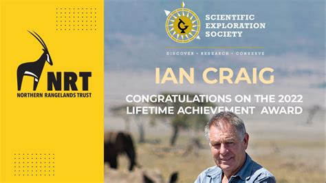 Ian Craig Awarded The Lifetime Achievement Award By The Scientific