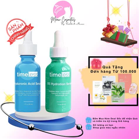 Tinh Chất Serum Timeless Vitamin B5 Hyaluronic Acid Serum Hyaluronic