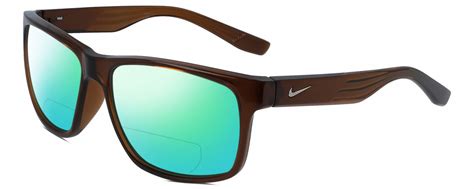 Nike Cruiser Ev0834 220 Unisex Polarized Bifocal Sunglass In Brown Crystal 59 Mm Designer