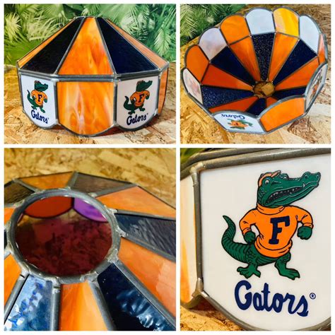 Letao Florida Gators Stained Glass Lamp Shade