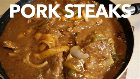 How To Make Delicious Smothered Pork Steaks Youtube