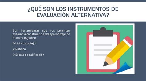 Instrumentos De Evaluacion Alternativa PPT