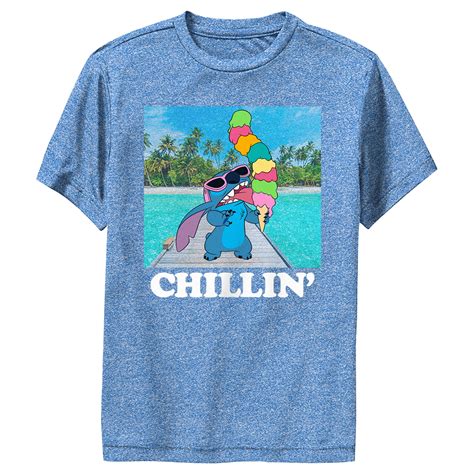 Boy S Lilo Stitch Ice Cream Lover Chillin Performance Graphic Tee