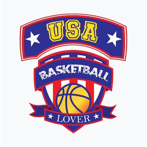 Amateur De Basket ball Américain Vecteur Premium