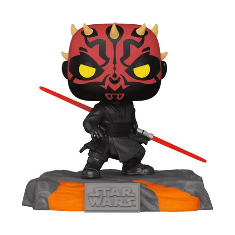 Buy Pop Deluxe Red Saber Series Volume 1 Darth Maul Glow At Funko