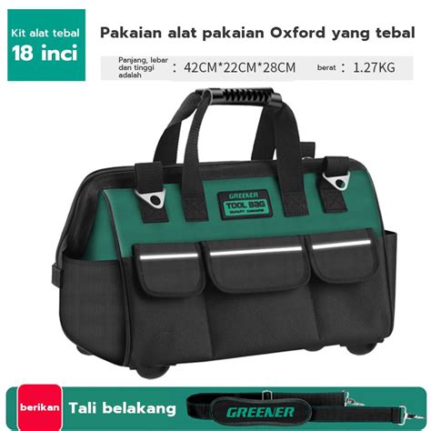 Jual GREENER Tas Perkakas Toolkit Toolbox Toolbag Storage Tahan Air