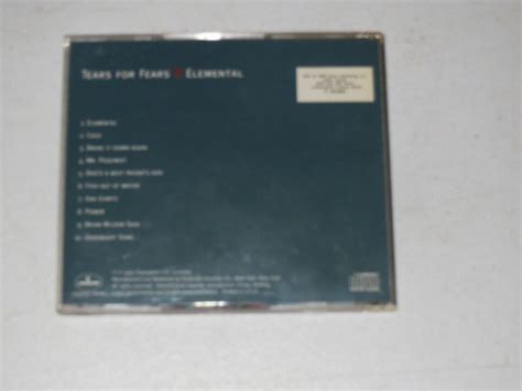 Tears For Fears Elemental CD 1993 Mercury New Wave EBay