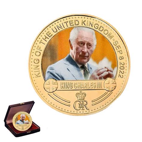 Buy King Charles Iii Souvenir Metal Coins Engraved King Charles Iii