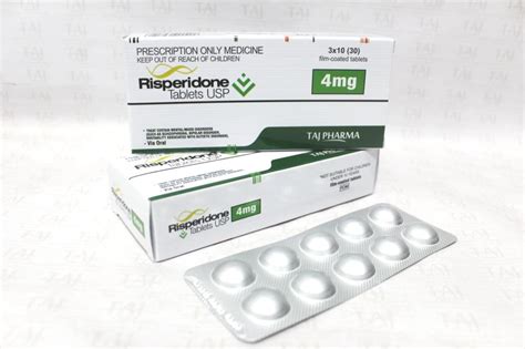 Risperidone Tablets 4mg Manufacturer India Pioneer Exporter