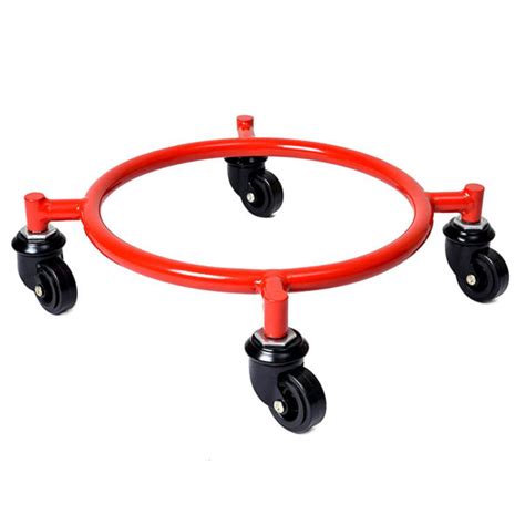 GoRevizon Gas Cylinder Trolley LPG Cylinder Trolley With Wheels Red