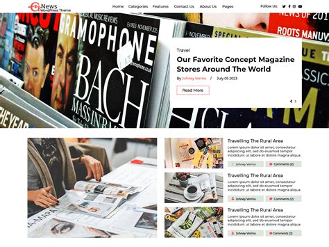 Titan News Blog Wordpress Theme