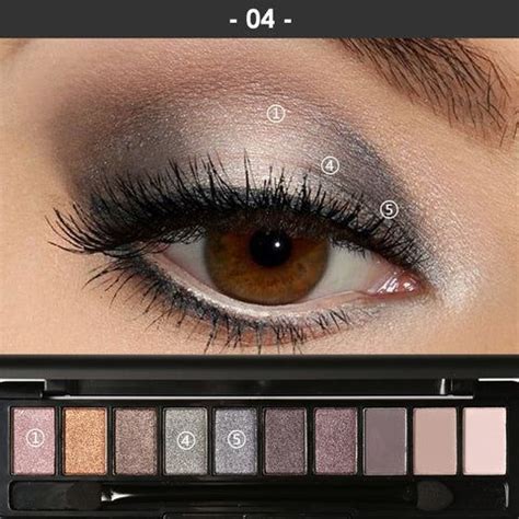 Beyprern Cosmetics Eyeshadow Palette Naked Pigment Waterproof Soft Nude