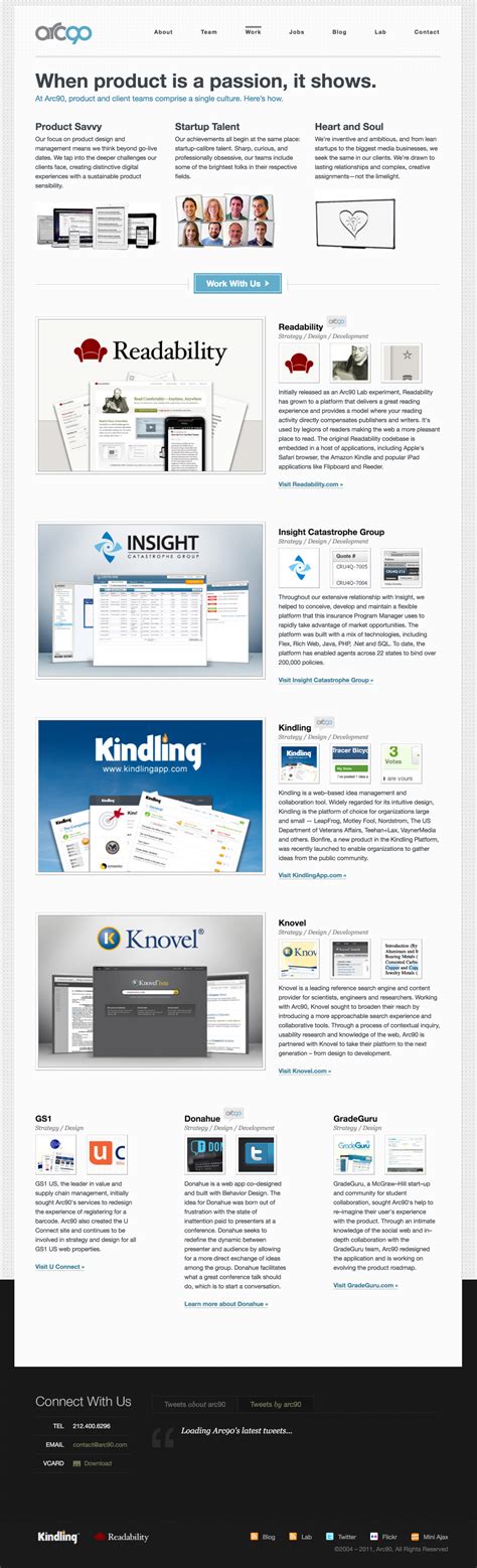 arc work page design updates jim nielsens blog