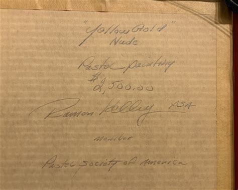 Yellow Gold Nude By Ramon Kelley On Artnet